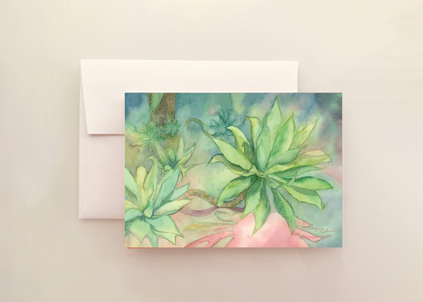 Cactus Plant Greeting Card