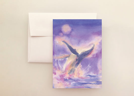 Whale Dance Greeting Card